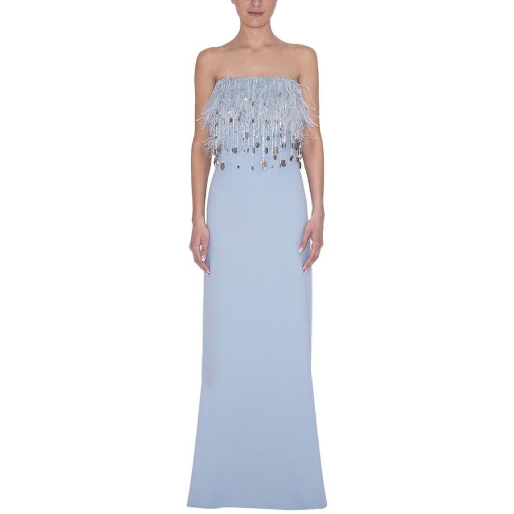 Reem Acra Womens  Classic Crepe Gown
